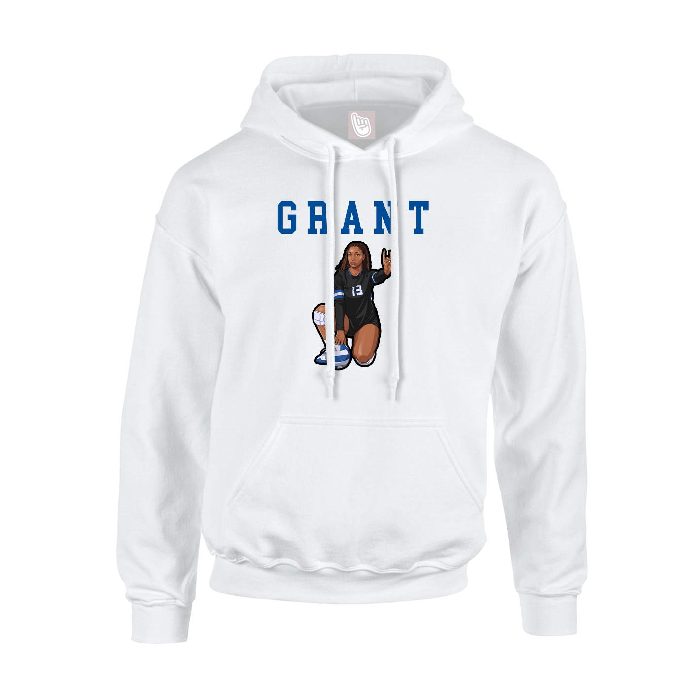 Hoodie — Shirsey in White