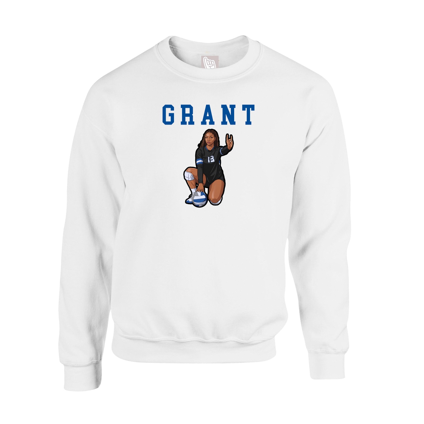 Fleece Crew — Shirsey in White