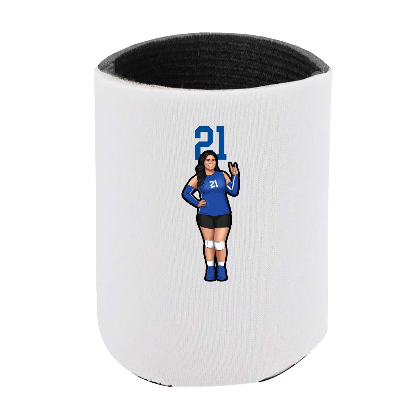 Can Holder — Number Top in White
