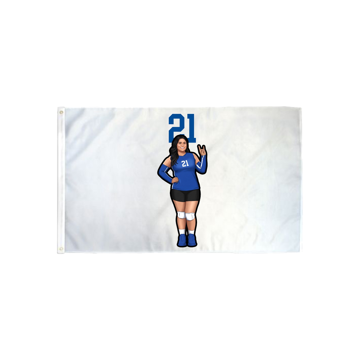 3x5 Flag — Number Top in Classic