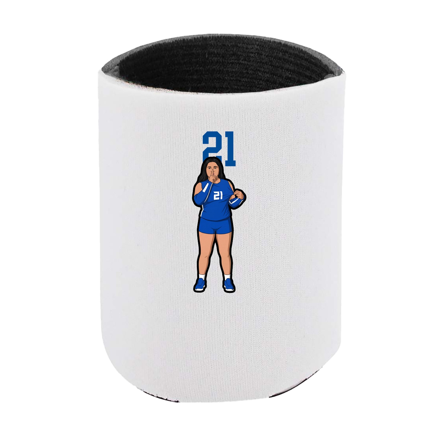 Can Holder — Number Top in White