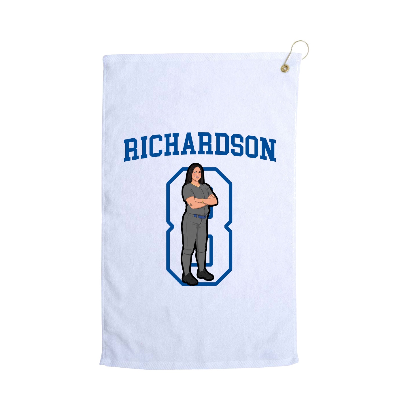 Golf Towel — Shirsey in White