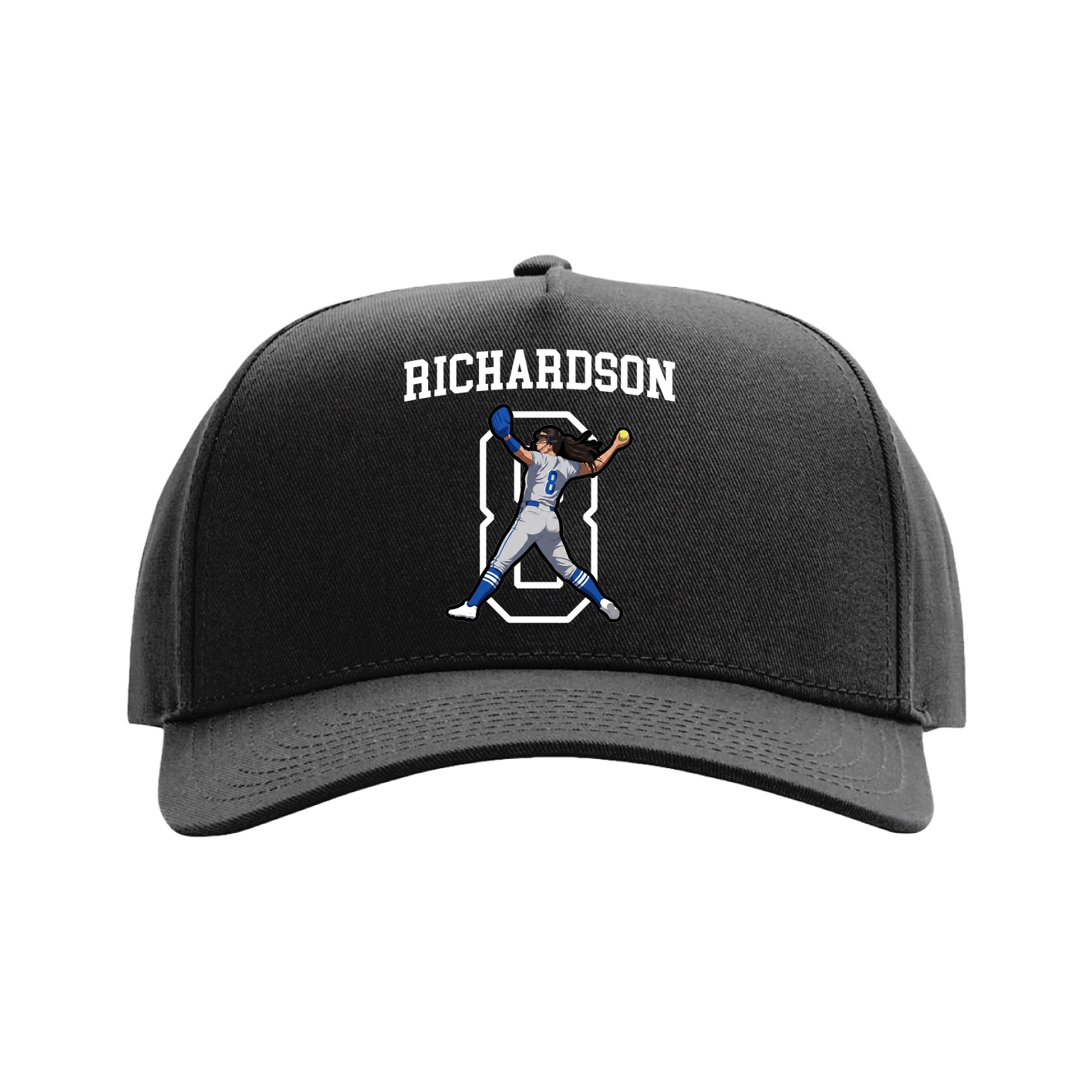 Full Fabric Five-Panel Champ Cap