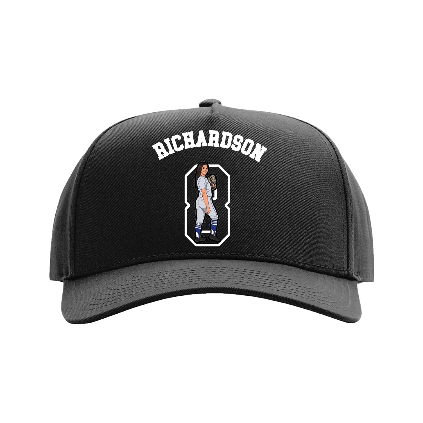 Full Fabric Five-Panel Champ Cap