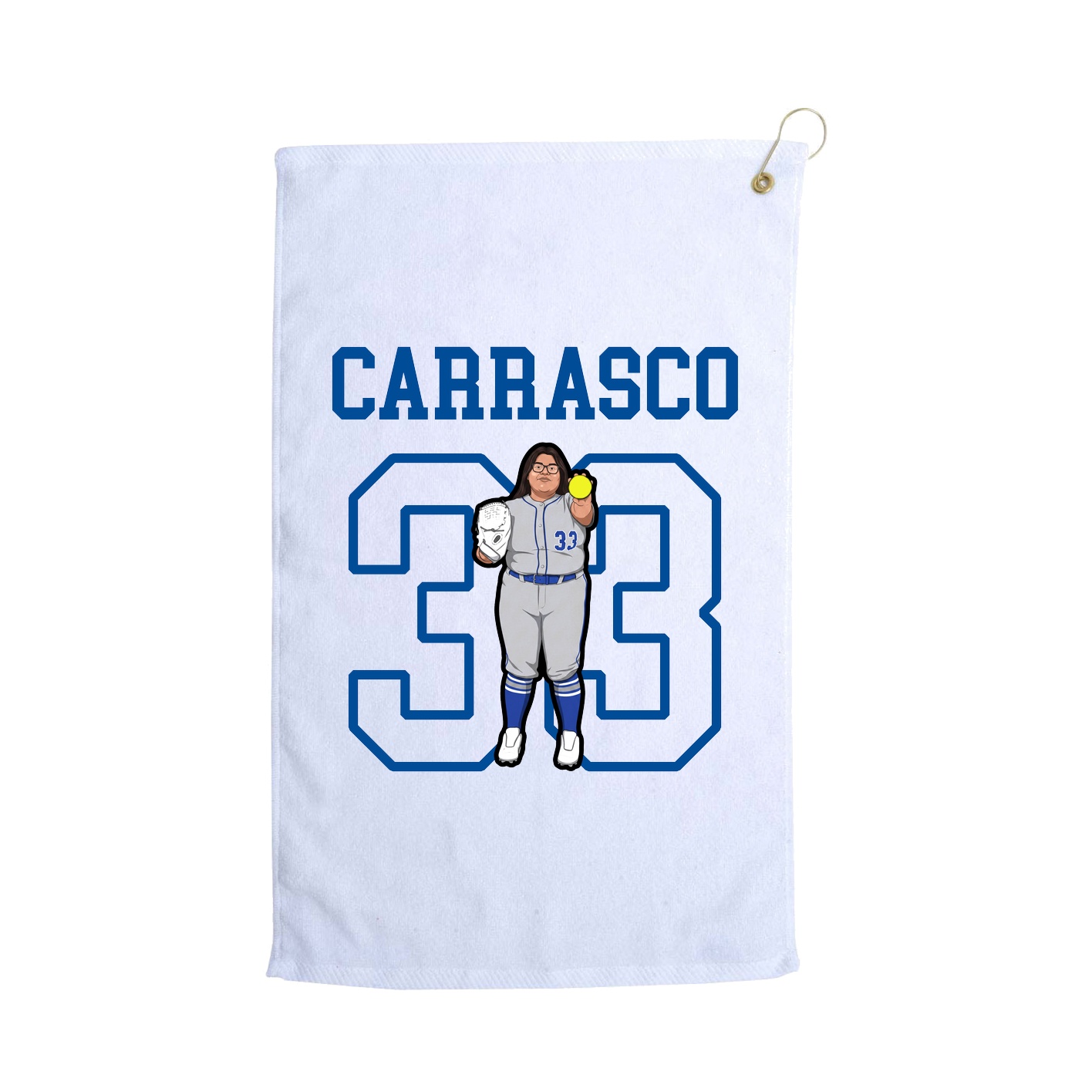 Golf Towel — Shirsey in White