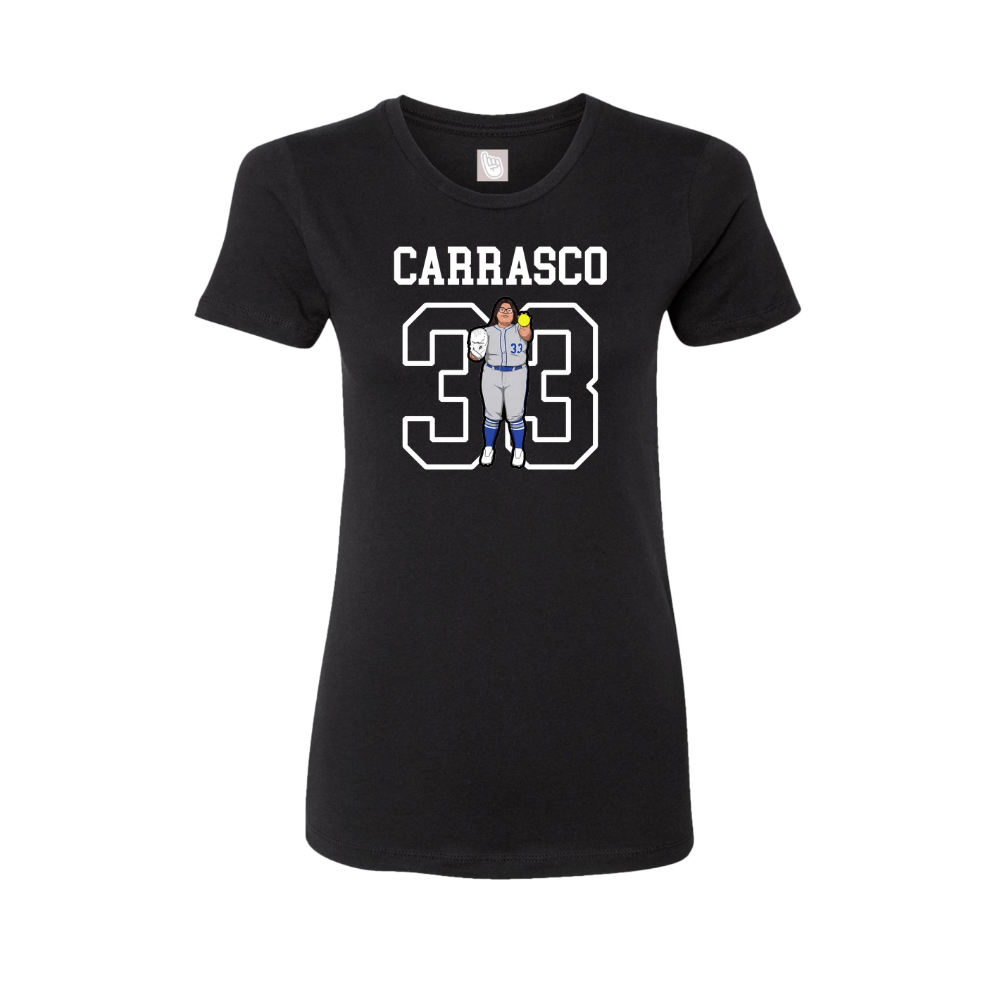 Fitted Women's Tee — Shirsey in Black