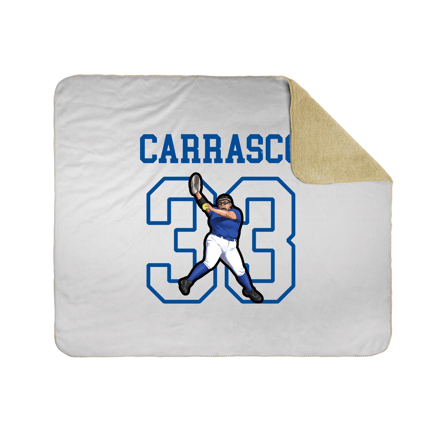 Throw Blanket — Shirsey in White