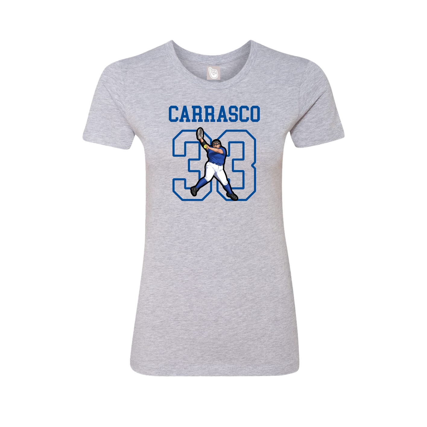 Fitted Women's Tee — Shirsey in Grey