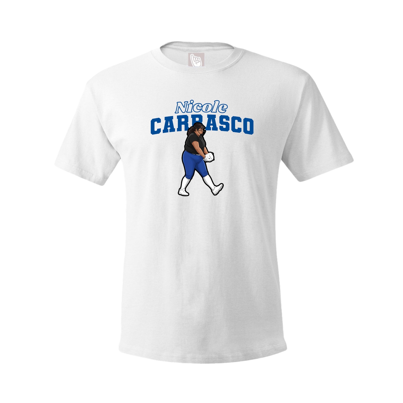 Tee — Name Arch in White