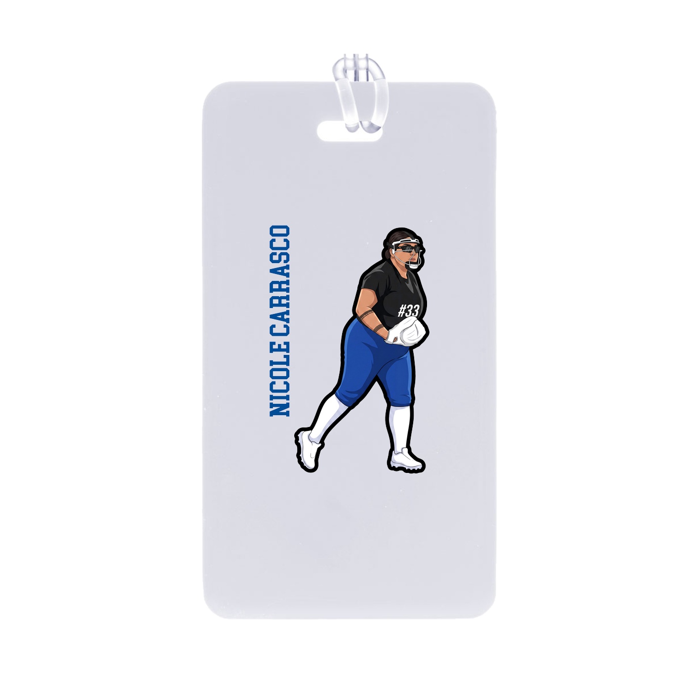 Bag Tag — Name Vertical in Classic