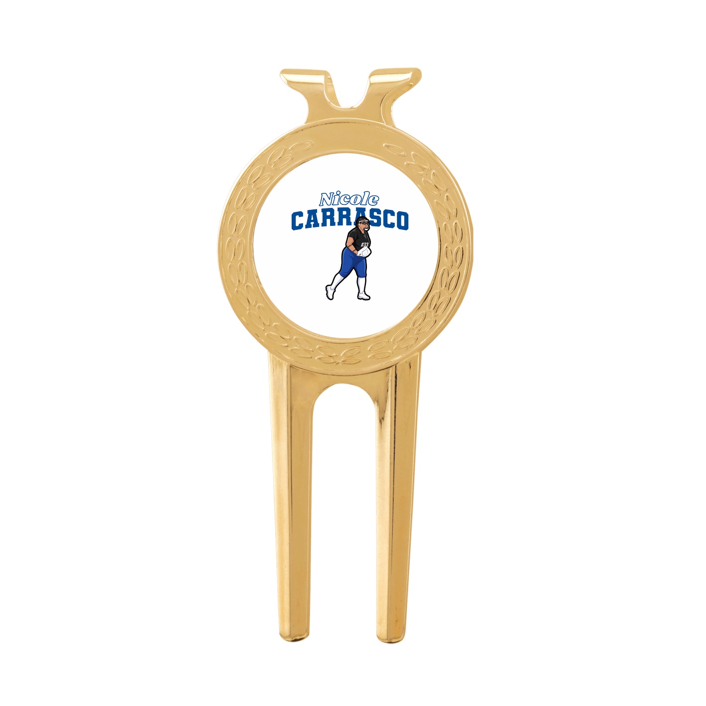 Divot Tool with Ball Marker — Name Arch in Classic