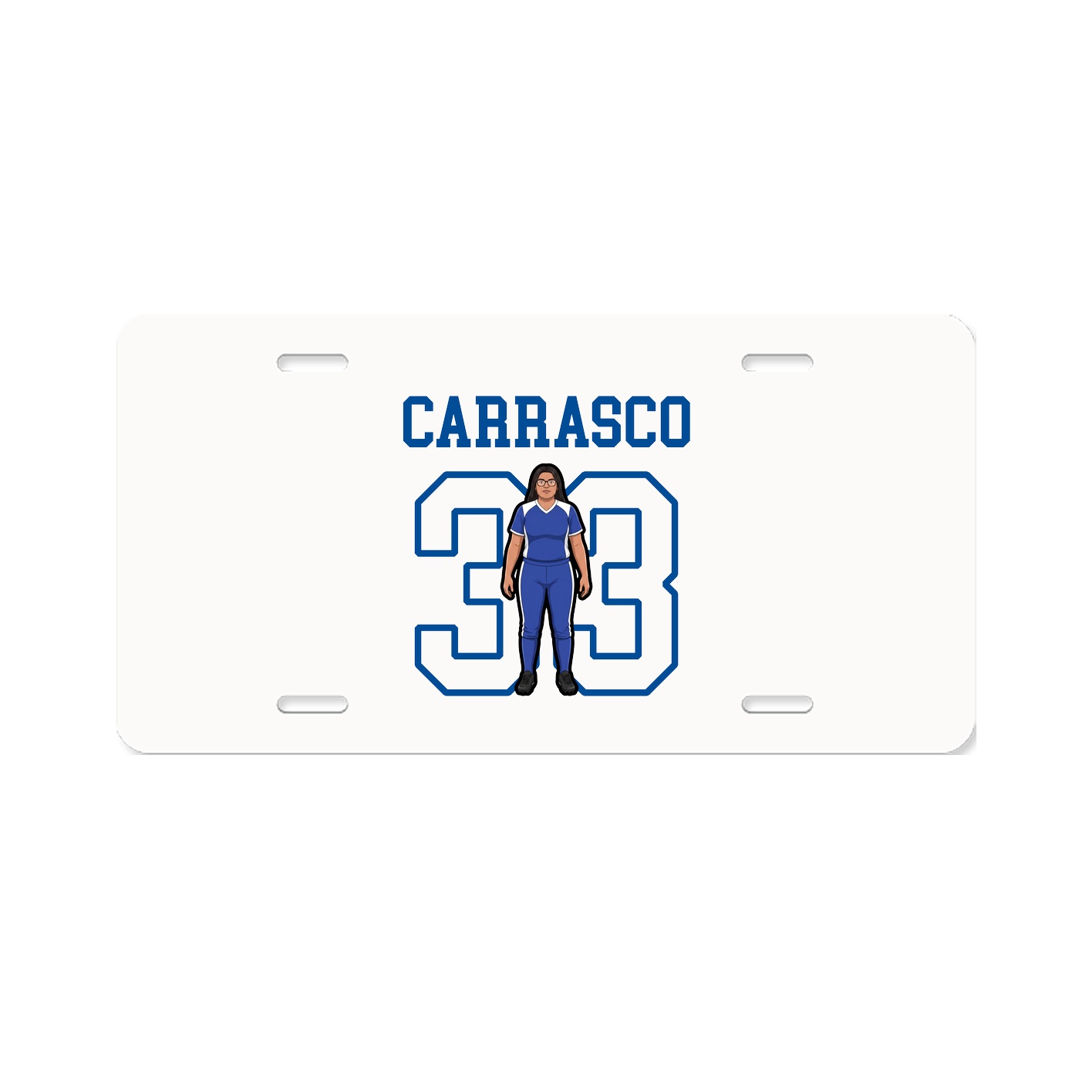 License Plate — Shirsey in Classic