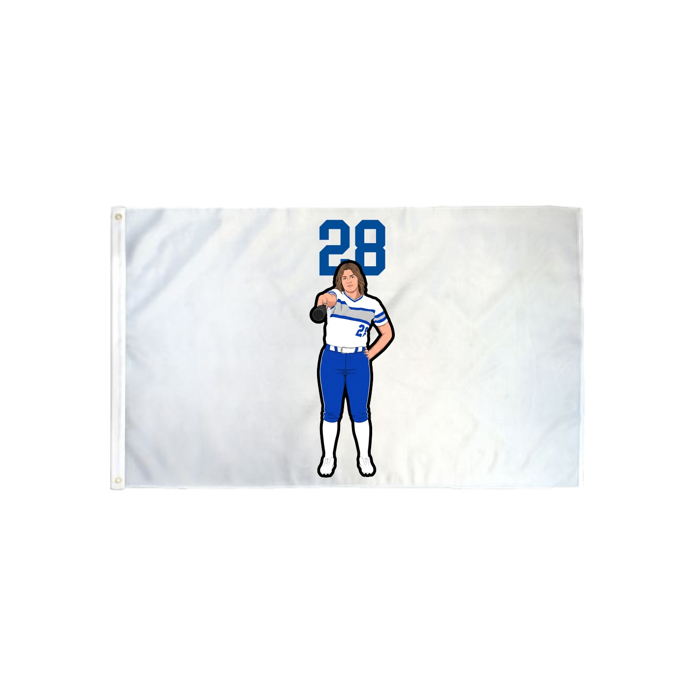 3x5 Flag — Number Top in Classic