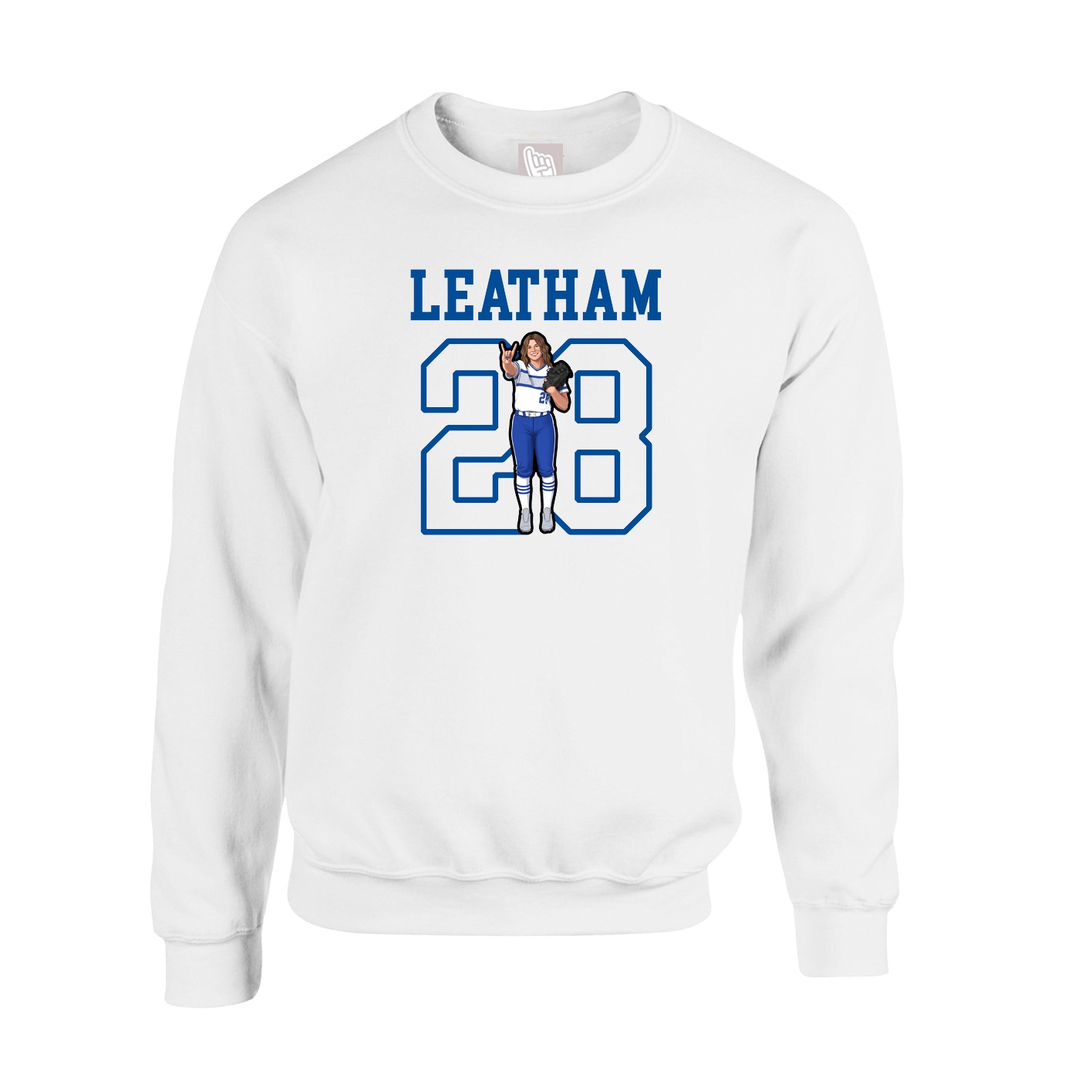 Fleece Crew — Shirsey in White