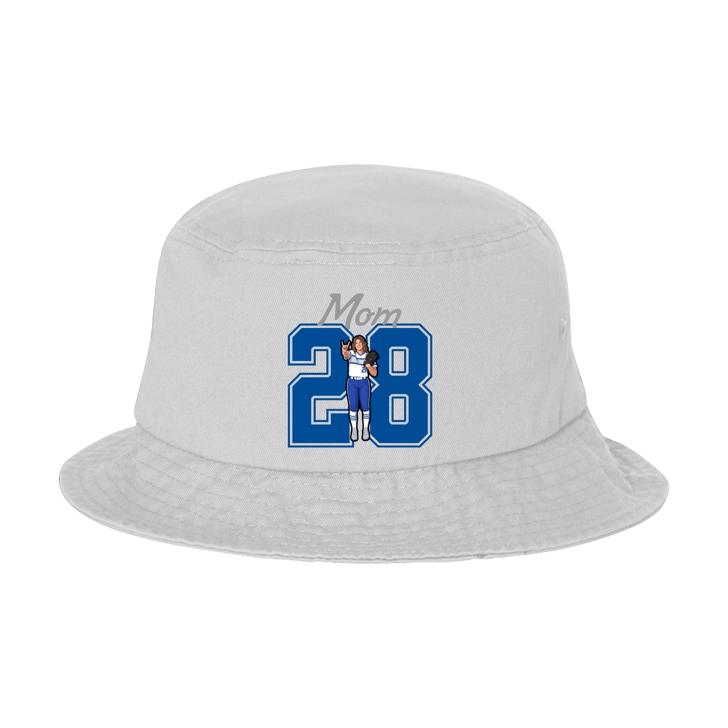 Bucket Cap — Mothers Day Shirsey in White