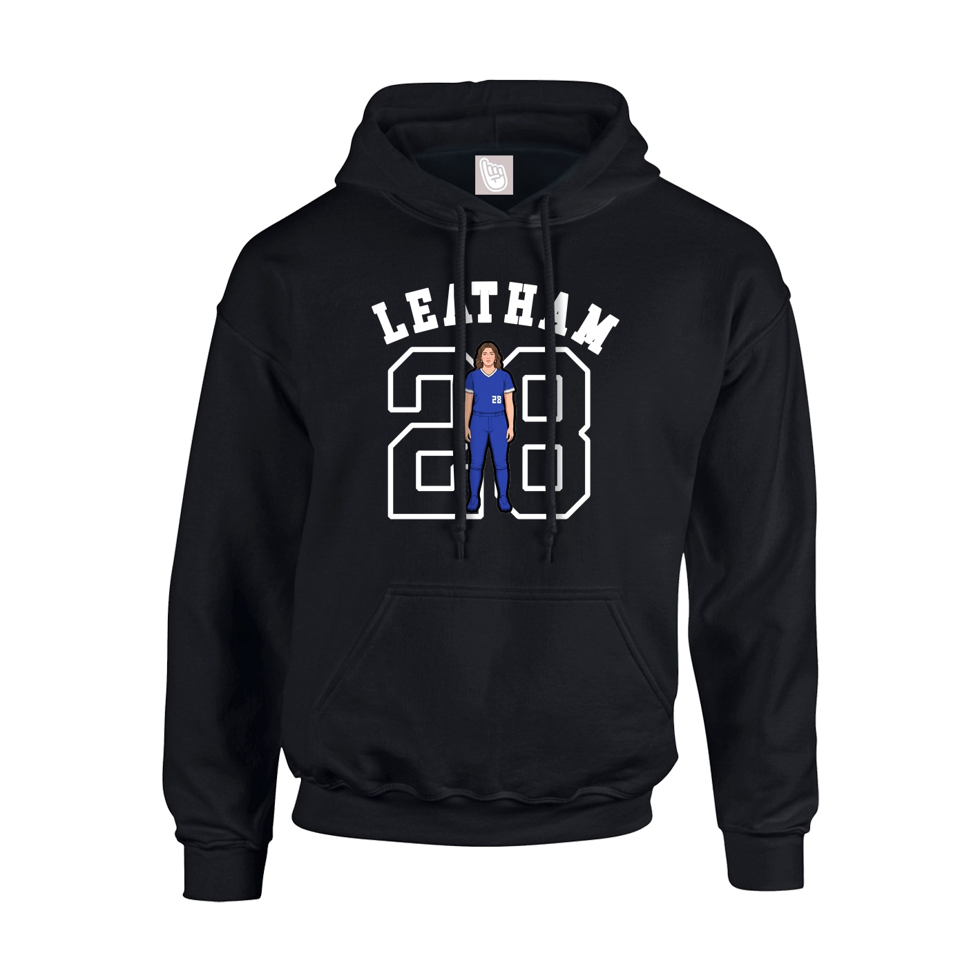 Hoodie — Shirsey Arch in Black