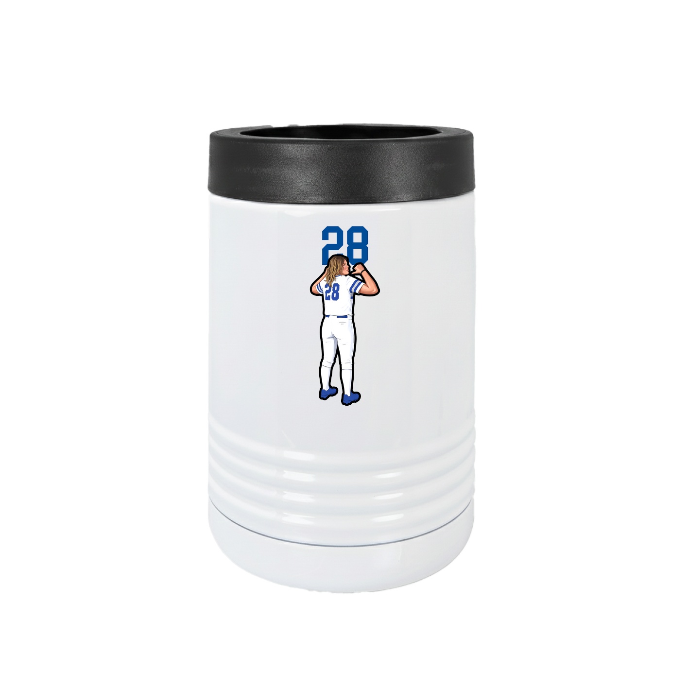 Beverage Holder — Number Top in White