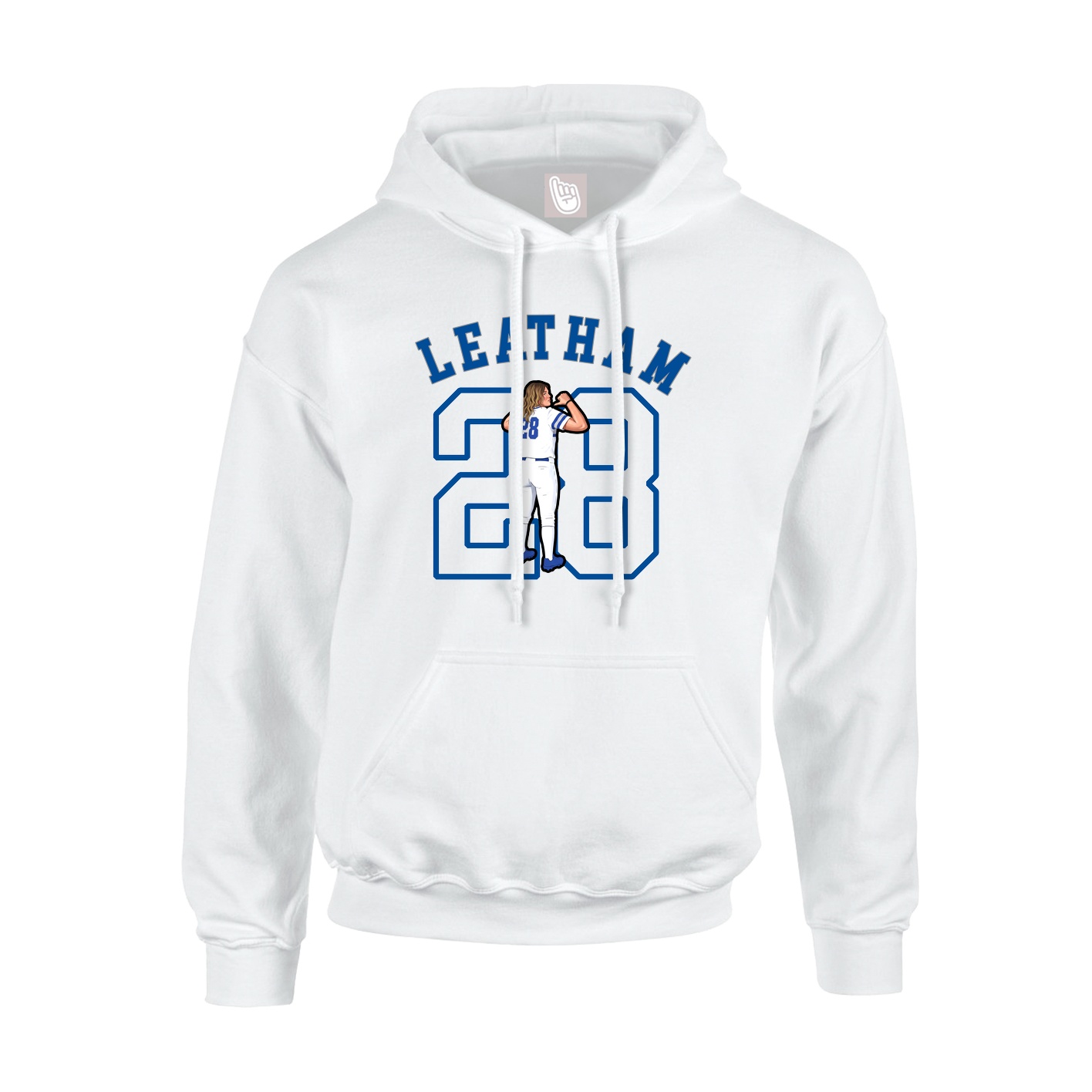 Youth Hoodie — Shirsey Arch in White