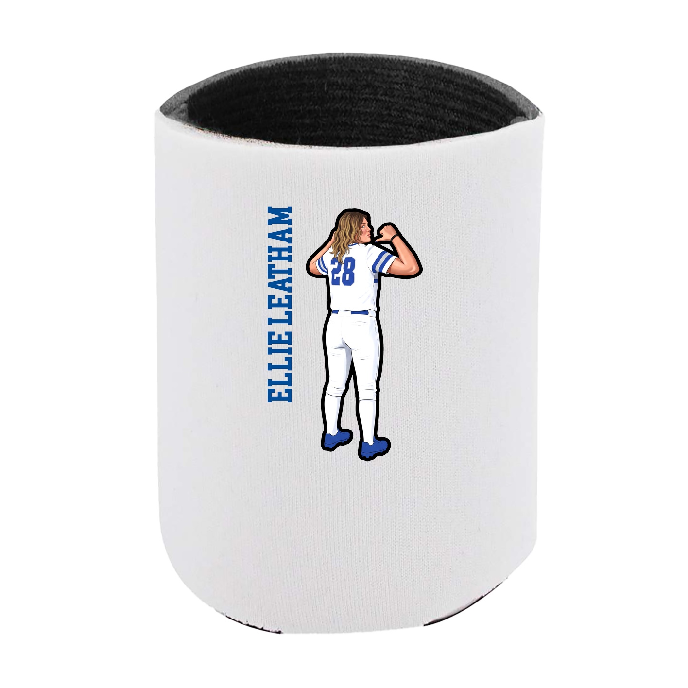 Can Holder — Name Vertical in White