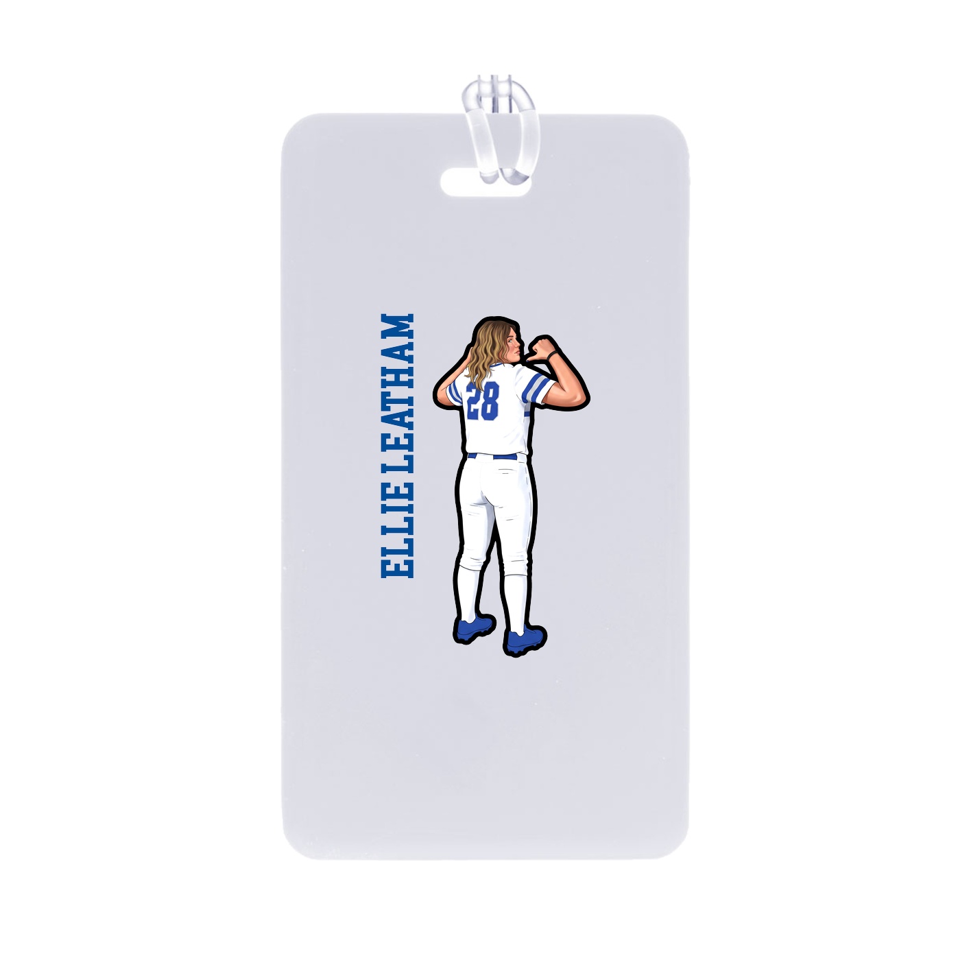 Bag Tag — Name Vertical in Classic