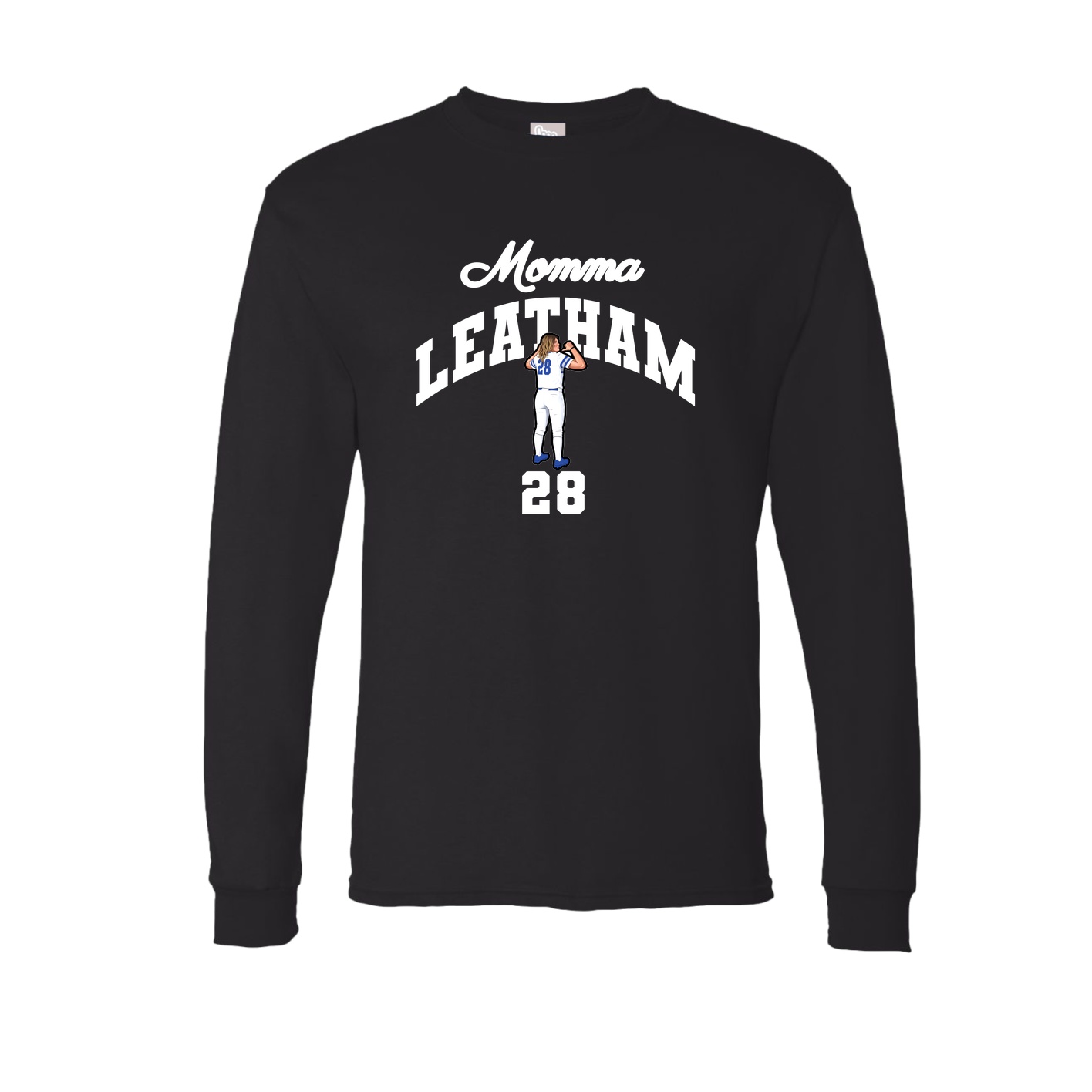 Long Sleeve Tee — Mothers Day Arch in Black