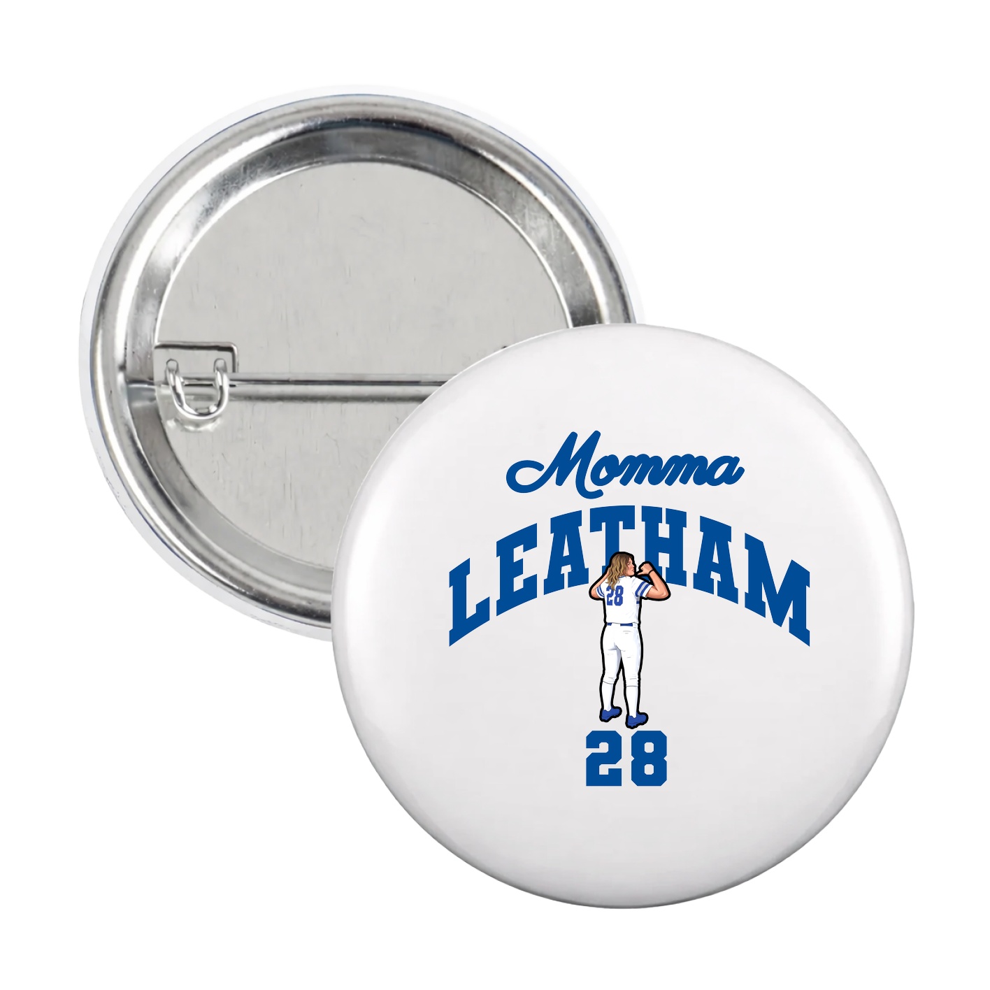 Game Day Button — Mothers Day Arch in White