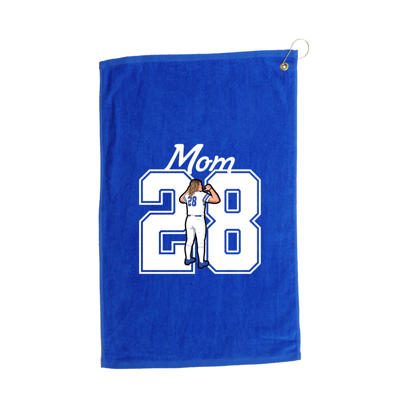 Golf Towel — Mothers Day Shirsey in Royal