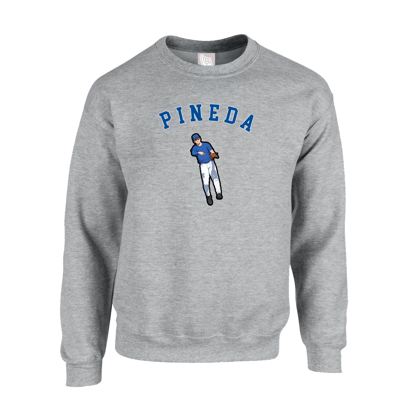 Fleece Crew — Shirsey Arch in Grey