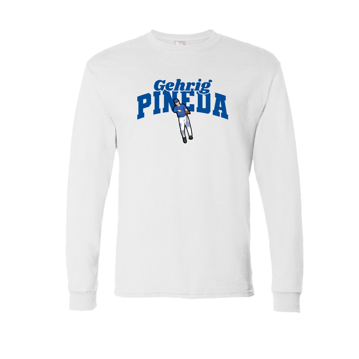 Long Sleeve Tee — Signature Arch in White