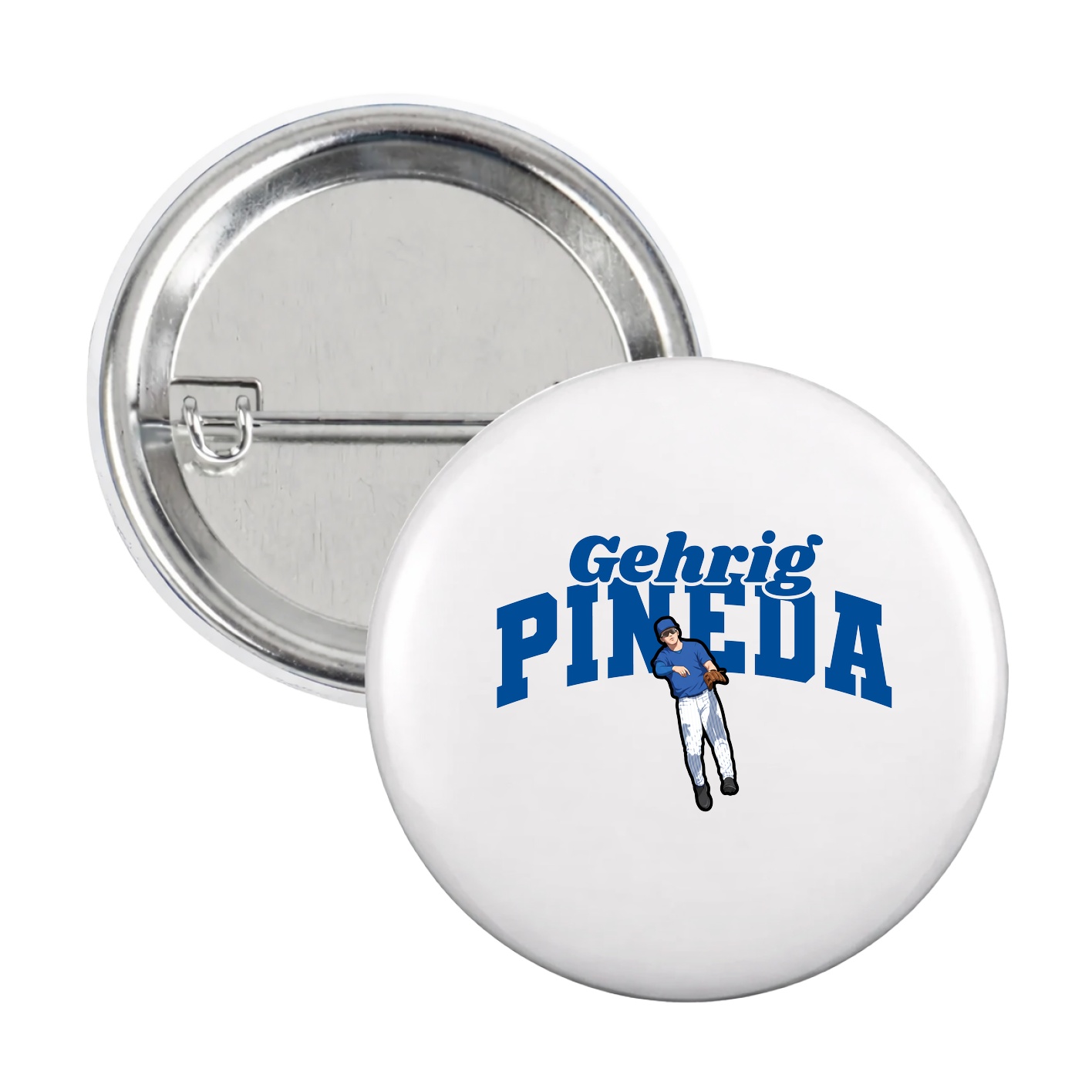 Game Day Button — Signature Arch in White