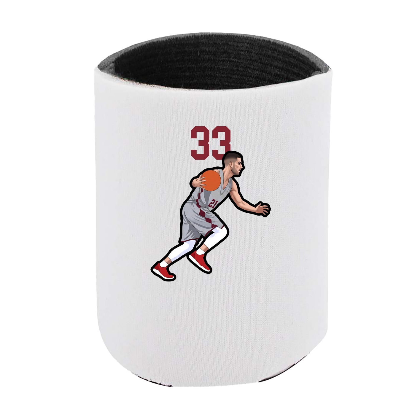 Can Holder — Number Top in White
