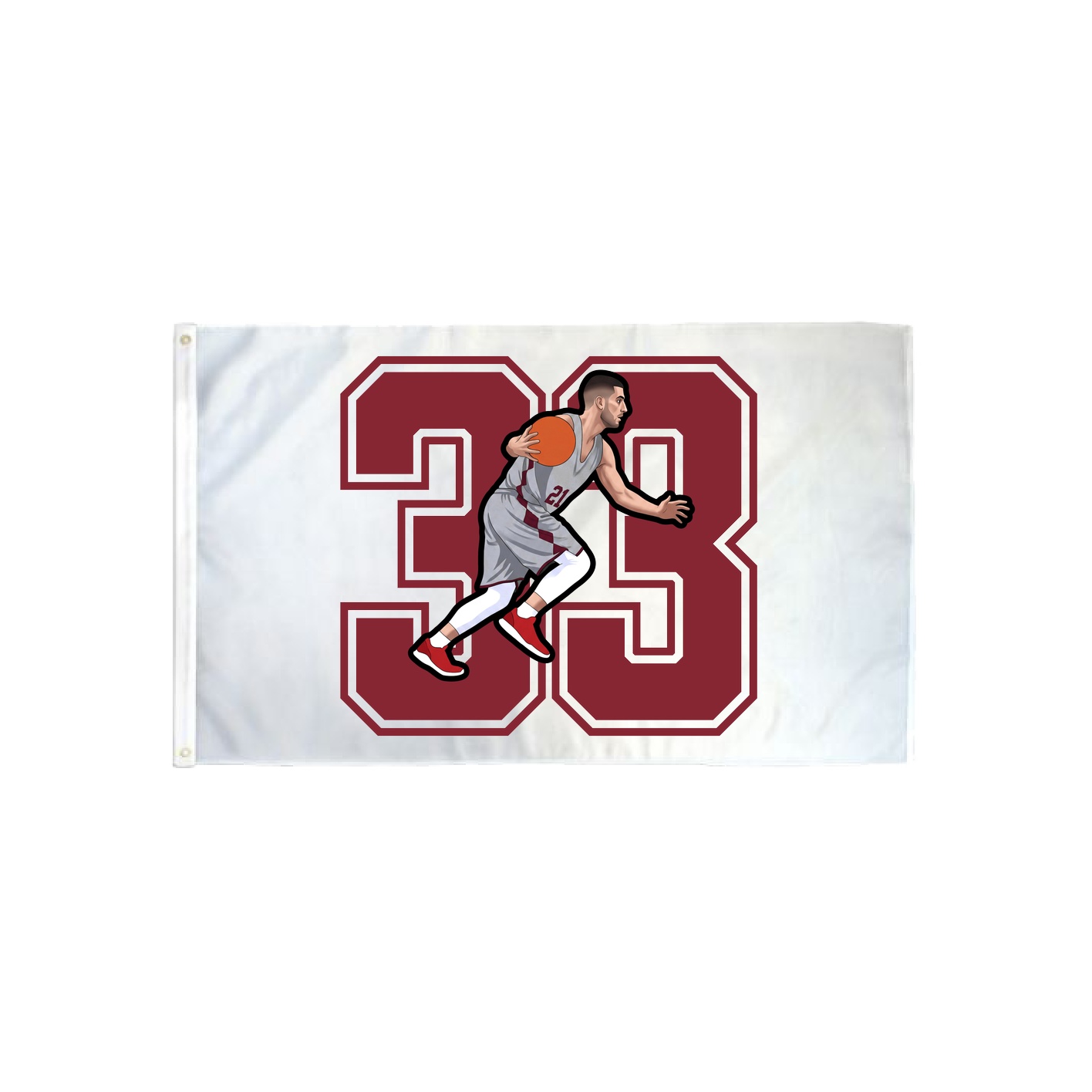 3x5 Flag — Number in Classic