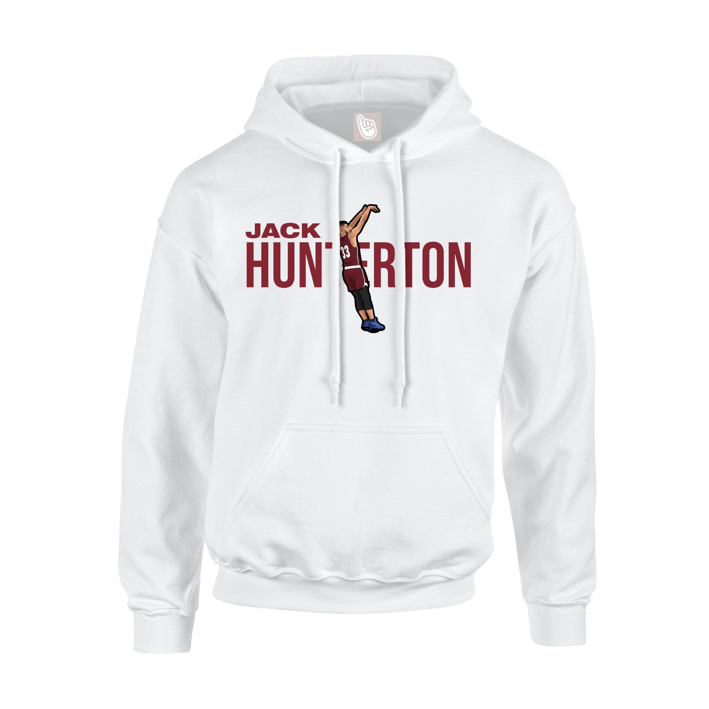 Hoodie — Player Name in White