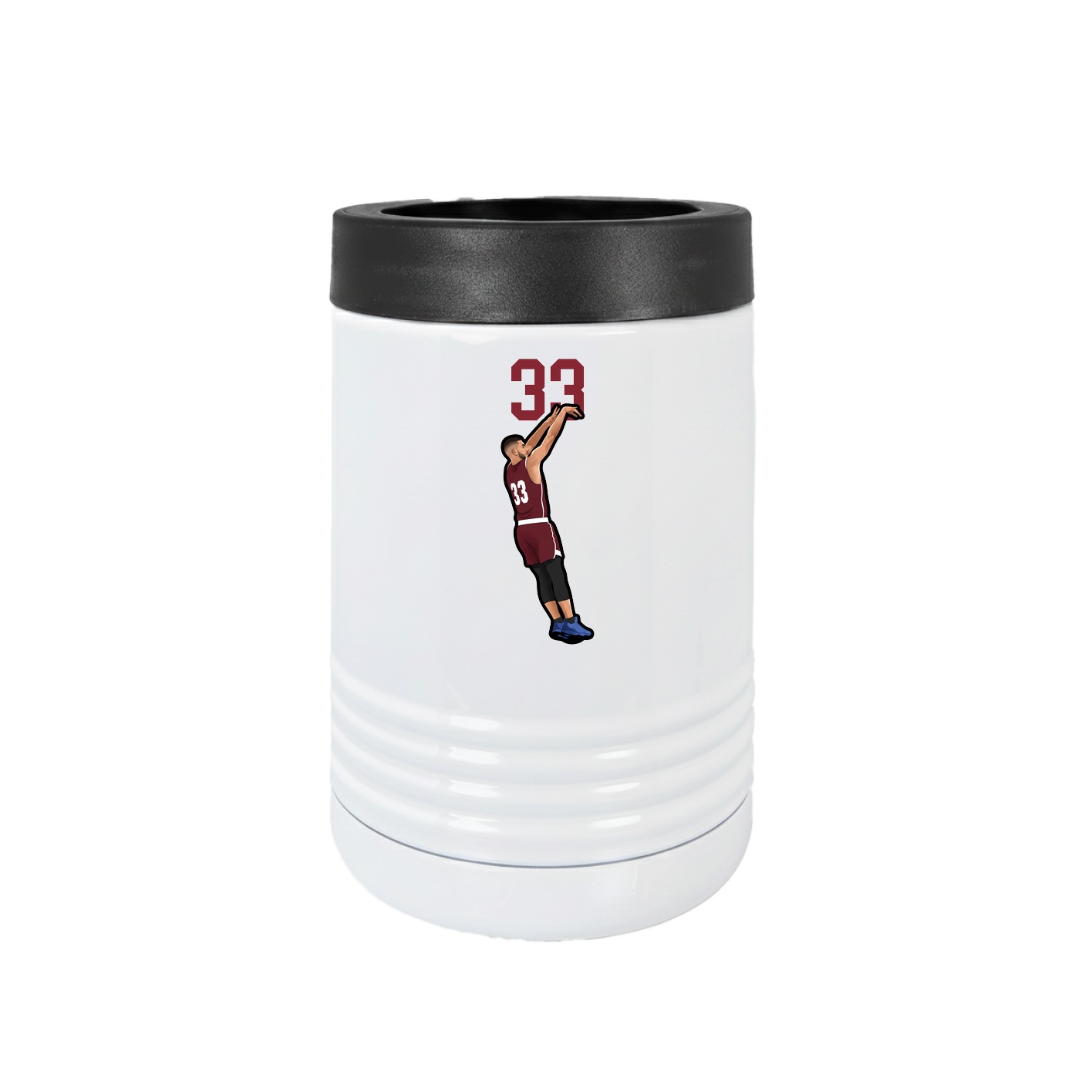 Beverage Holder — Number Top in White