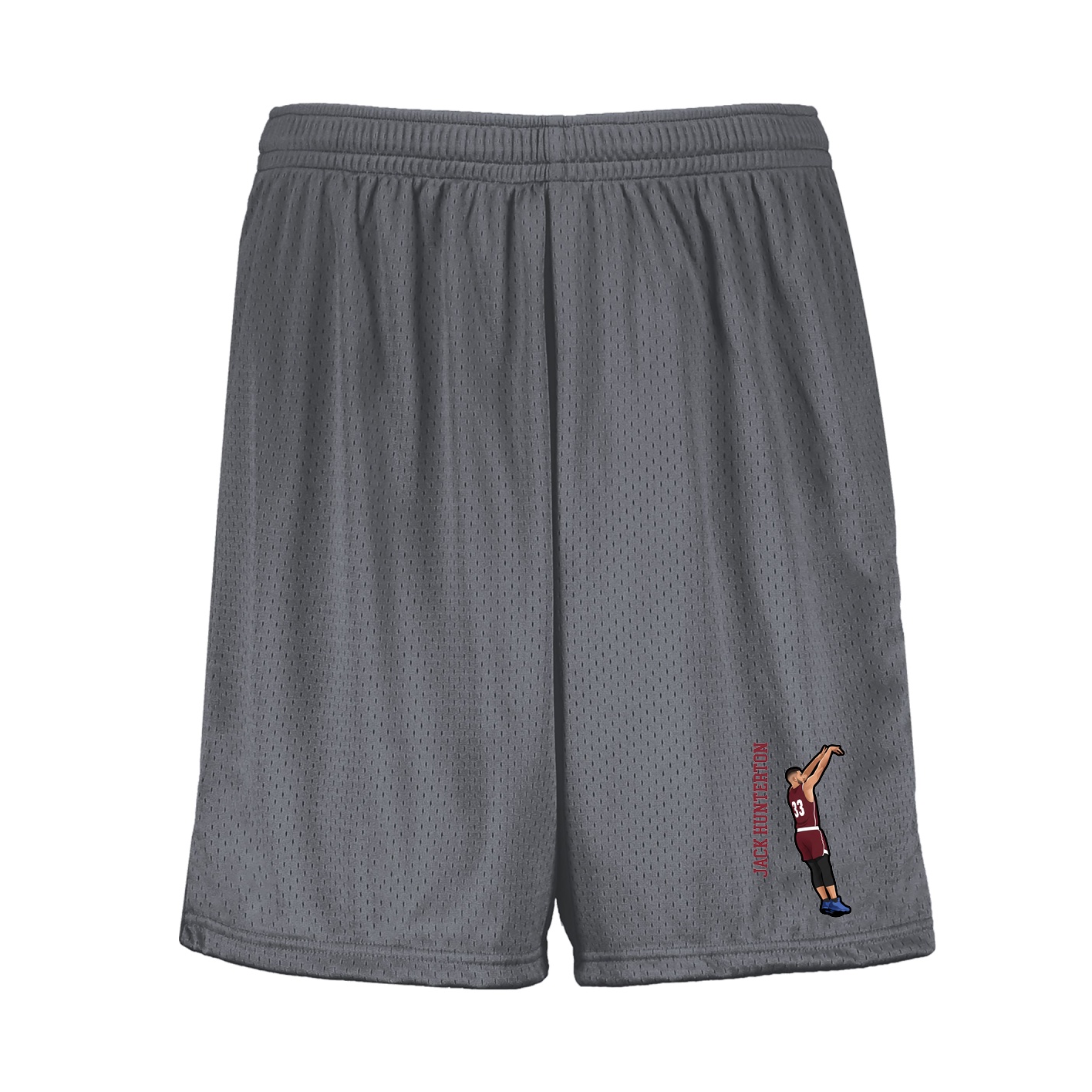Shorts — Name Vertical in Grey