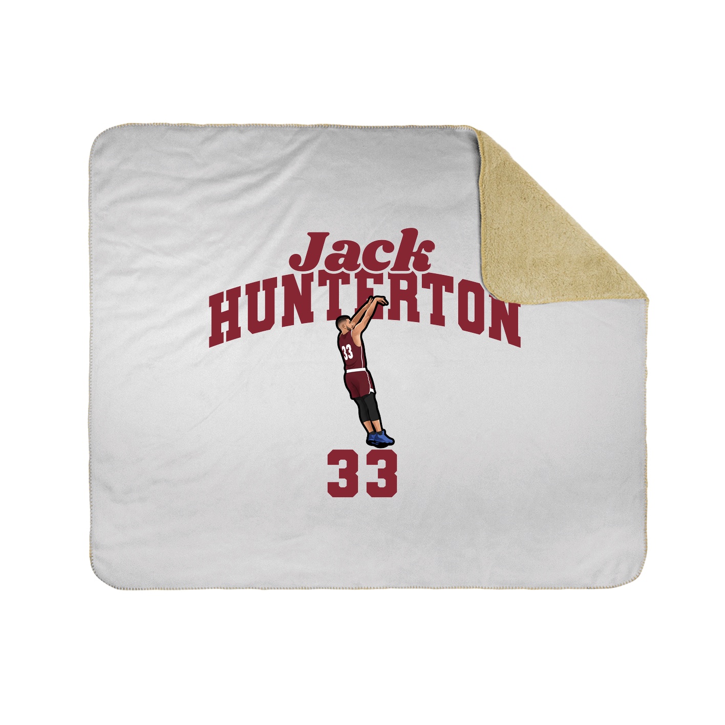 Throw Blanket — Signature Arch in White