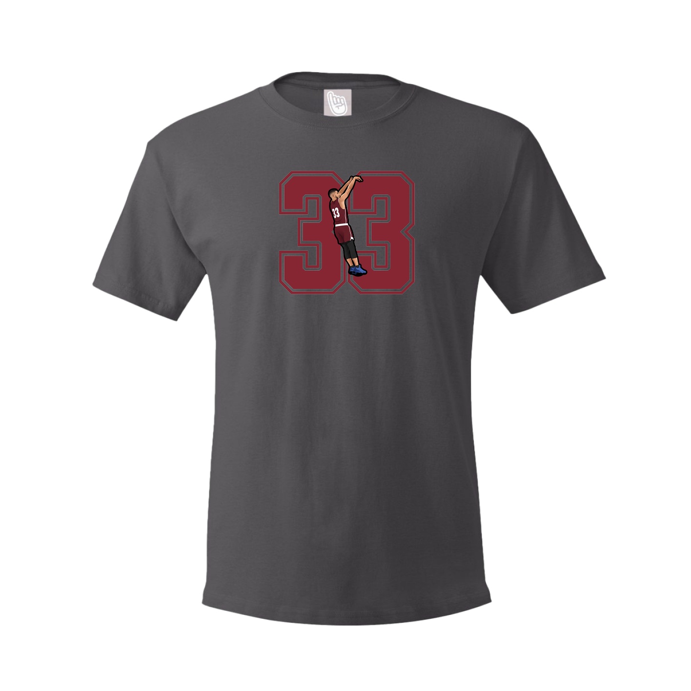 Tee — Number in Grey