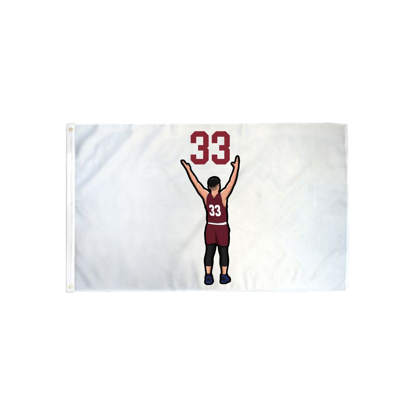 3x5 Flag — Number Top in Classic