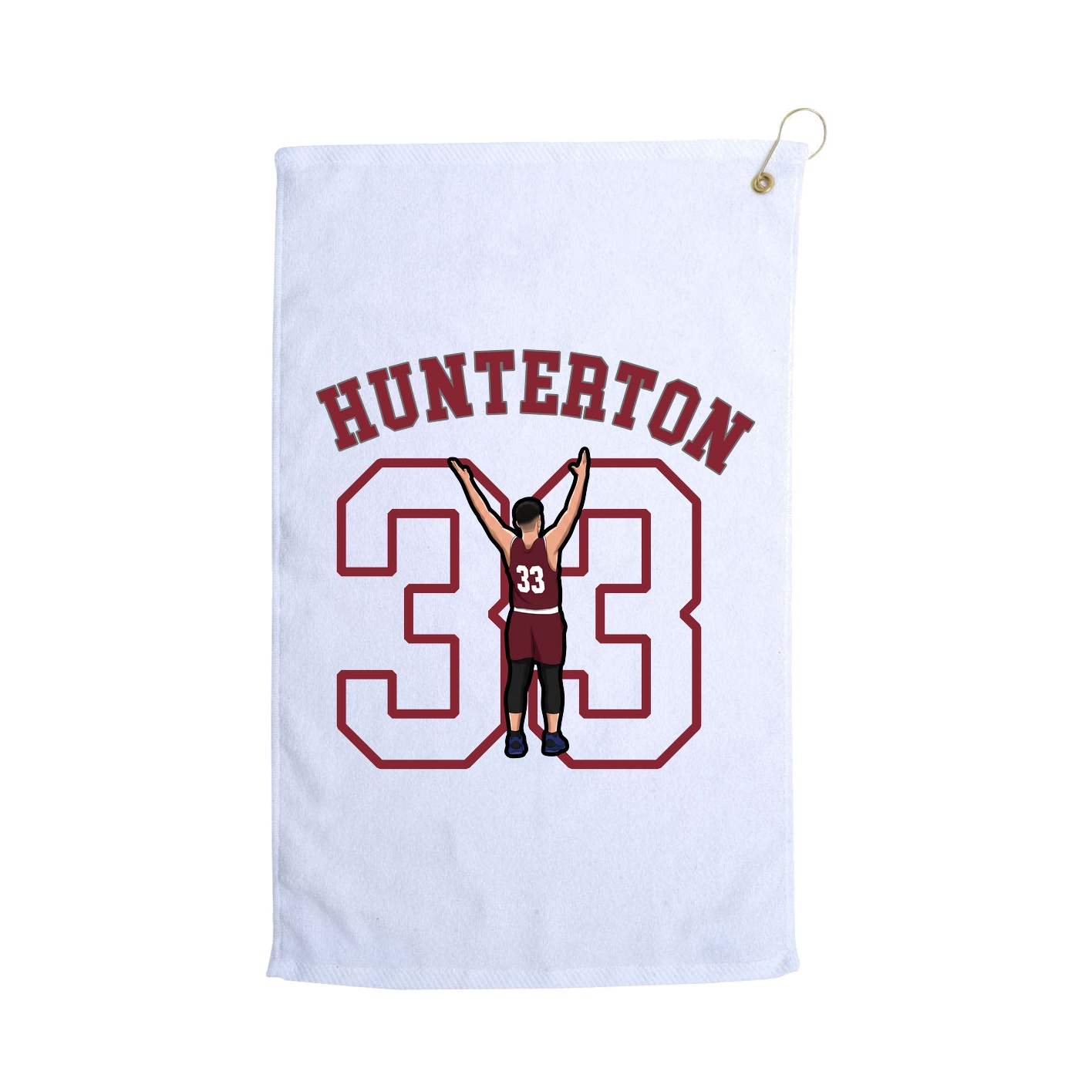 Golf Towel — Shirsey Arch in White