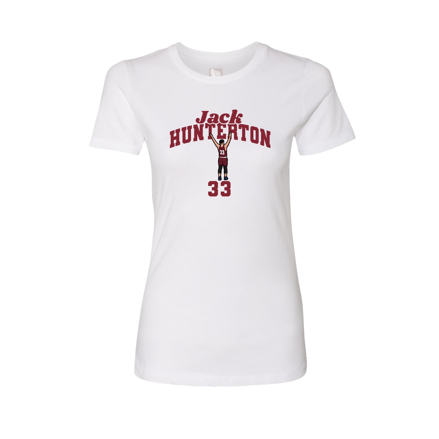 Womens Tee — Signature Arch in White