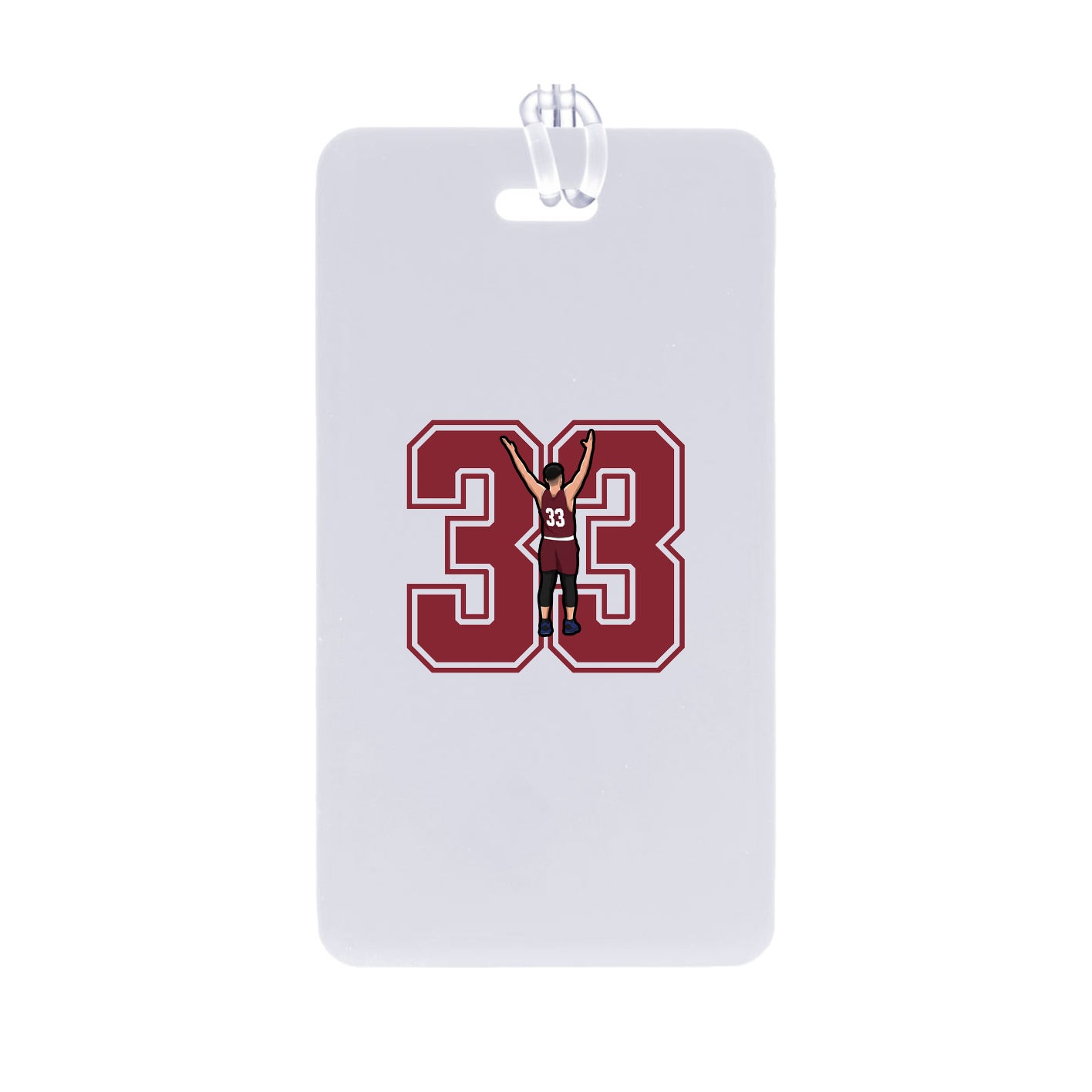 Bag Tag — Number in Classic
