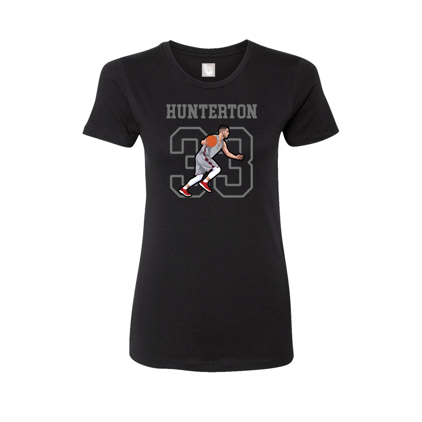Fitted Women's Tee — Shirsey in Black