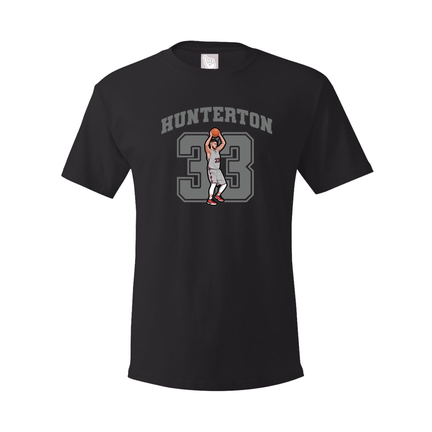 Youth Tee — Number in Black