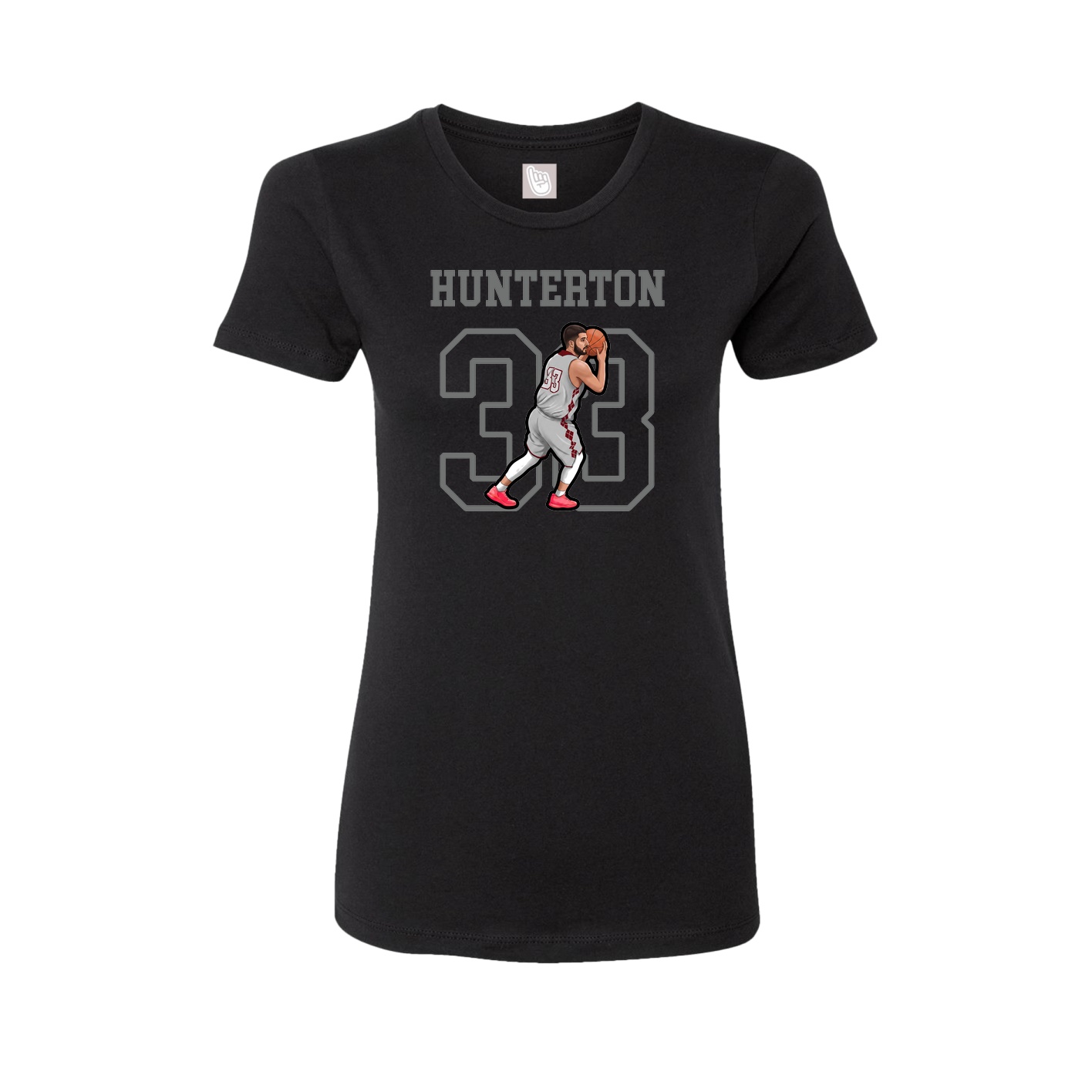 Fitted Women's Tee — Shirsey in Black