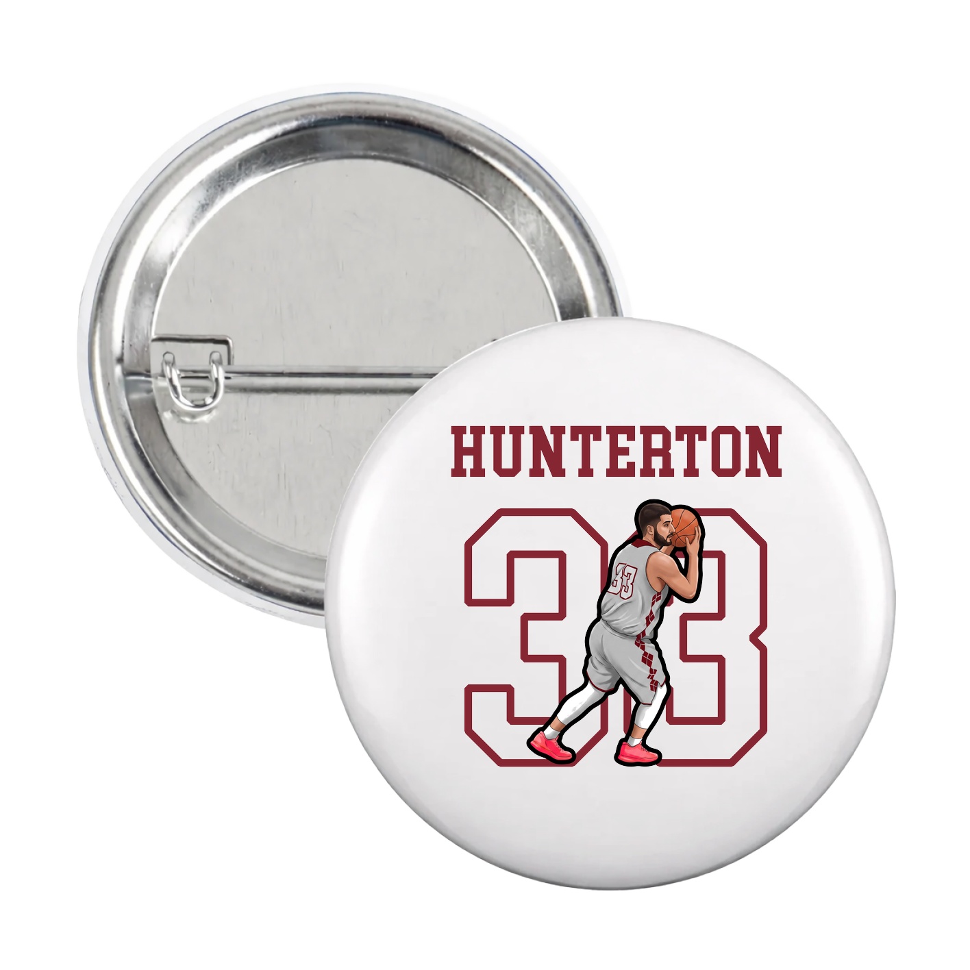Game Day Button — Shirsey in White