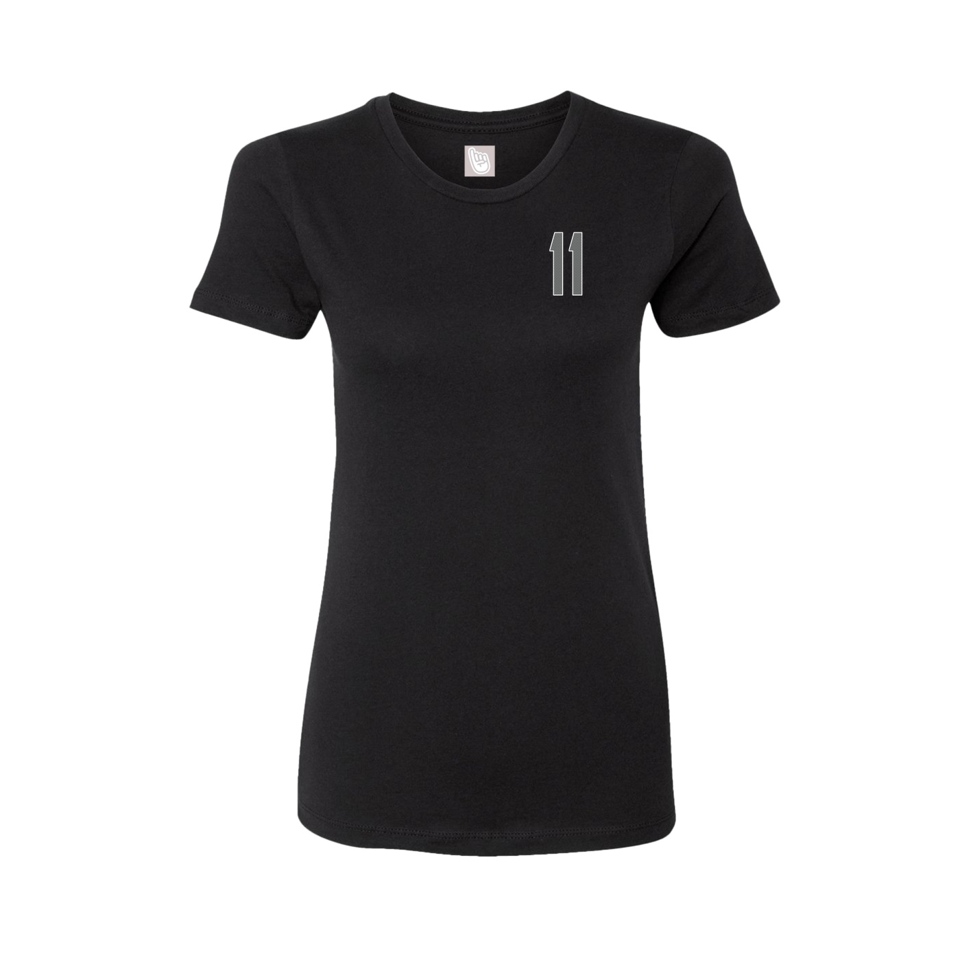 Womens Tee — Front Shirsy in Black
