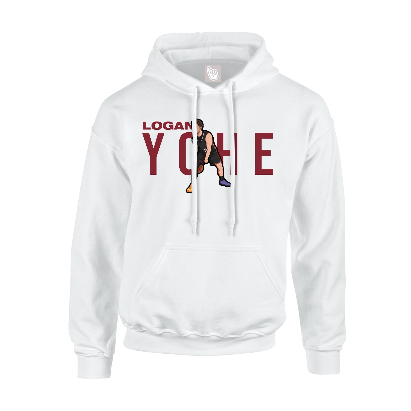 Hoodie — Player Name in White