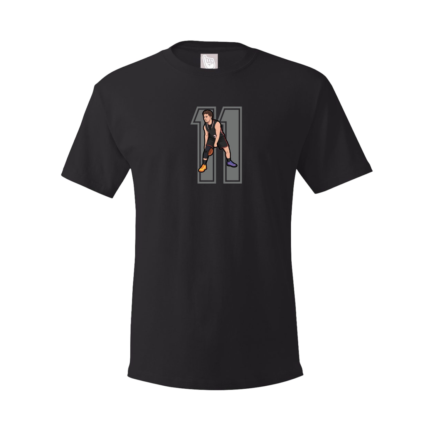 Youth Tee — Number in Black