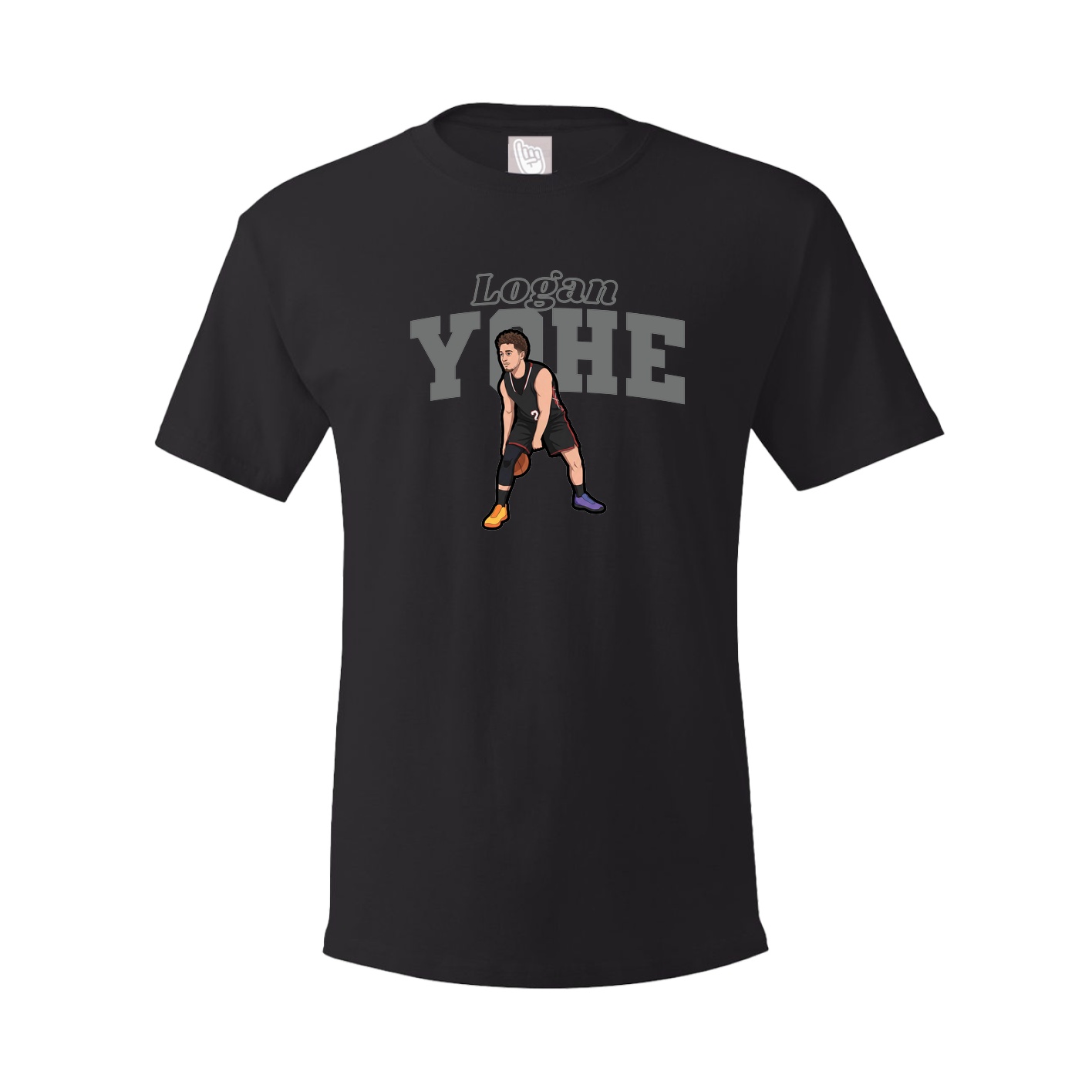 Youth Tee — Name Arch in Black