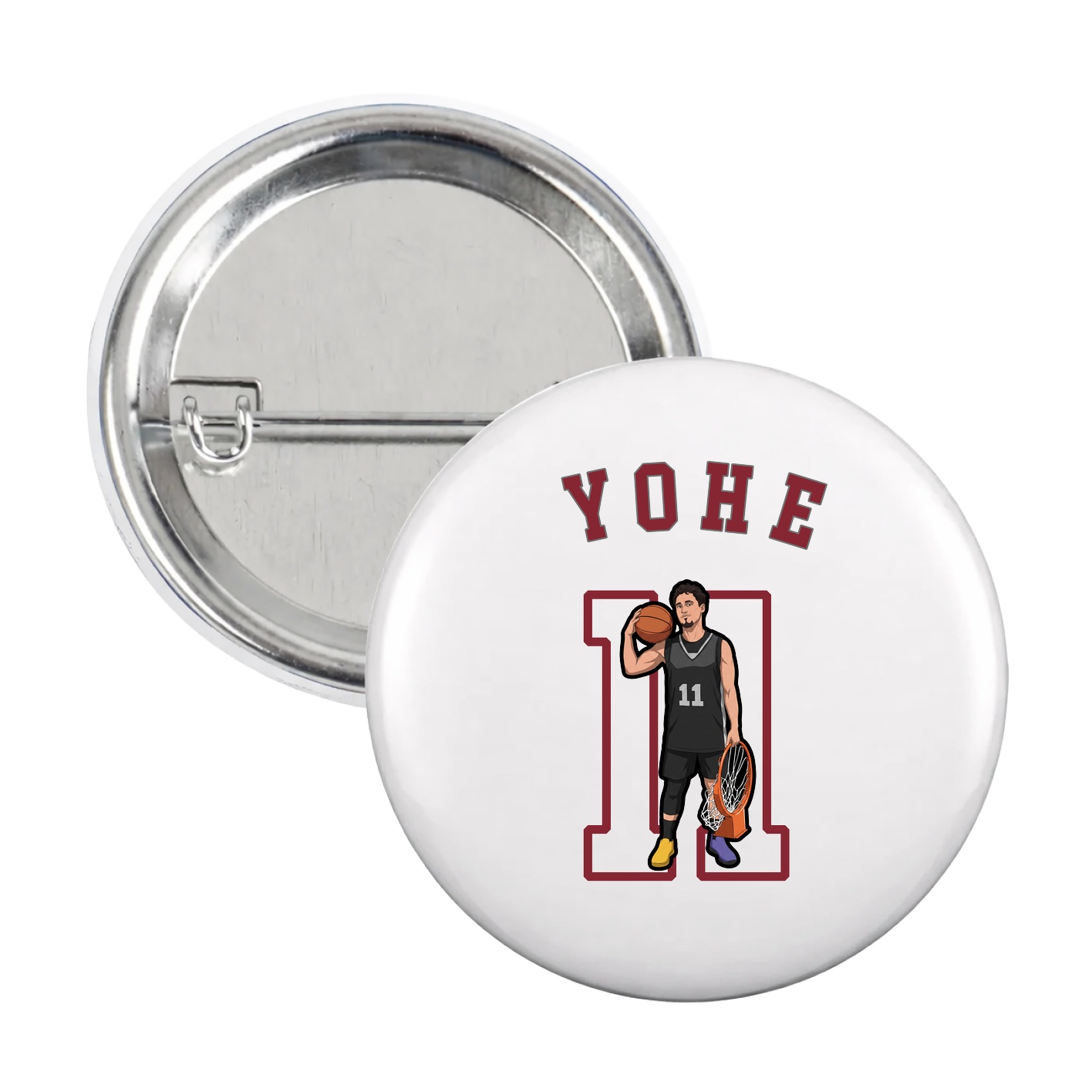 Game Day Button — Shirsey Arch in White